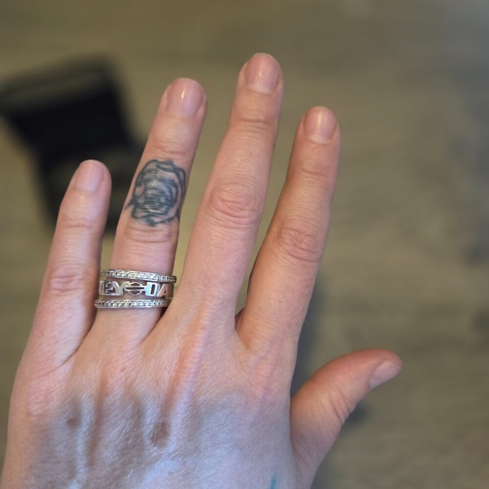 Harley-Davidson Sterling Silver Stackable 3 Rings - image 6